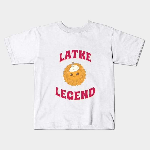 I Am A Latke Legend Hanukkah and Jewish Holidays Kids T-Shirt by Proud Collection